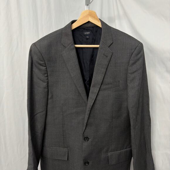 J Crew Ludlow Blazer Jacket Mens 38R Tollegno 1900 Gray Italian Wool - Picture 8 of 14